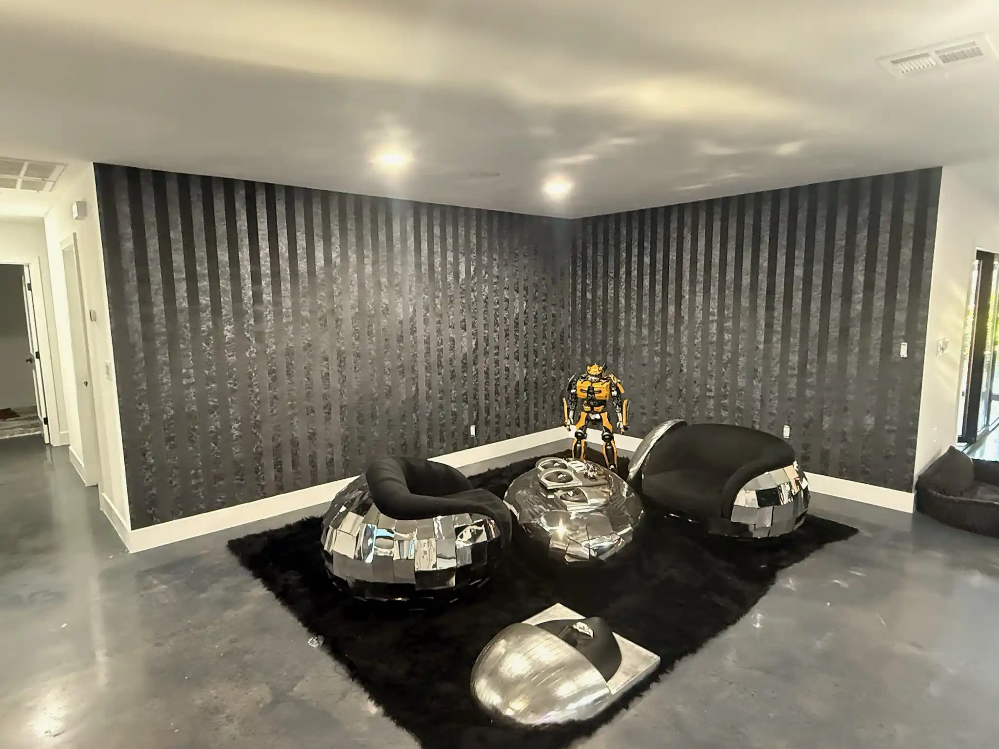 Living room accent wall