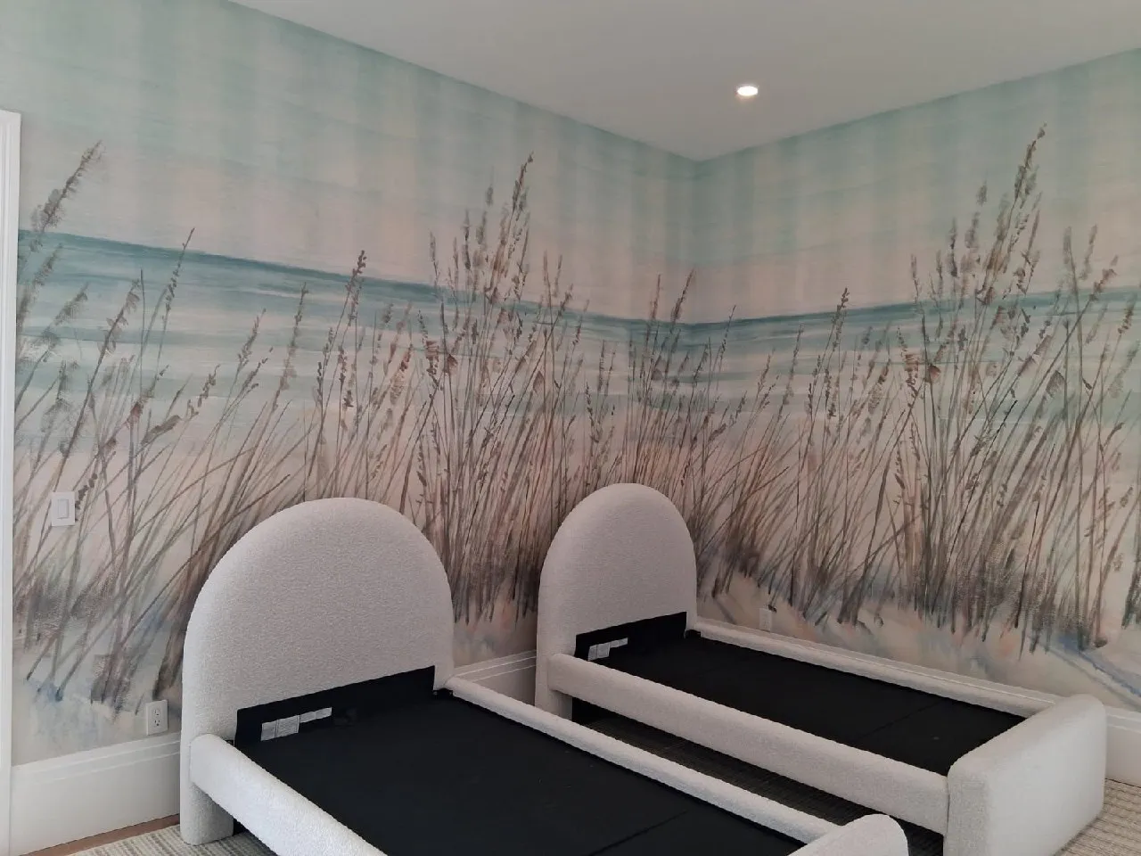 Nursery mural installation